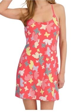 NWOT Outdoor Voices Floral Exercise Dress W/ Built In Shorts - Sz L